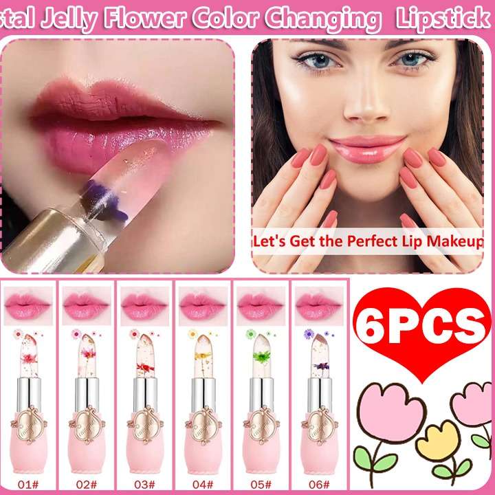 Crystal Jelly Lipstick (6 Pcs Set)