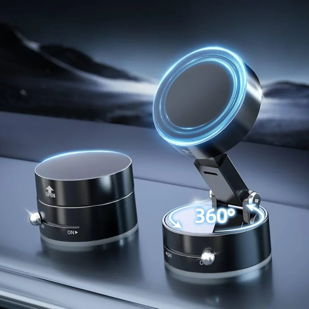 Magnetic Suction Car Phone Mount Strong Magnet Dashboard Holder for Hands Free Driving