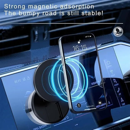 Magnetic Suction Car Phone Mount Strong Magnet Dashboard Holder for Hands Free Driving