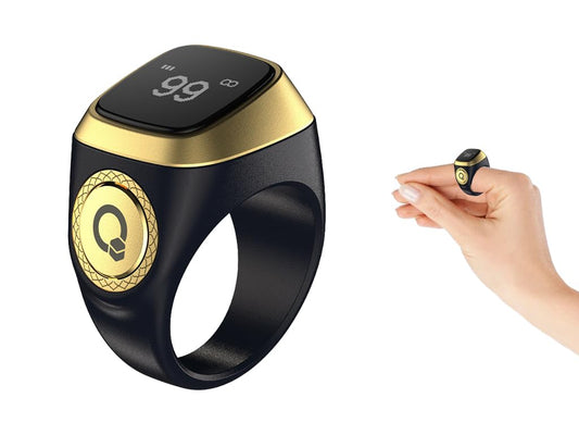 Smart Zikr Ring – Digital Tasbeeh Counter Ring
